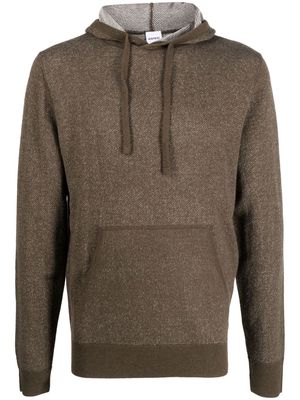 ASPESI drawstring pullover hoodie - Green
