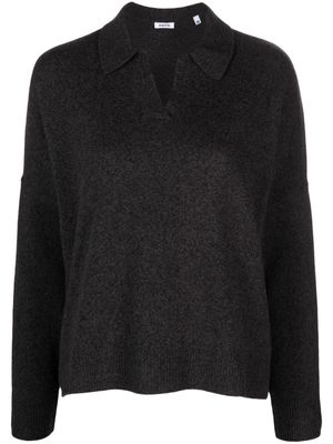 ASPESI drop-shoulder wool jumper - Grey