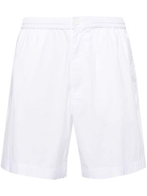 ASPESI elasticated-waist poplin shorts - White