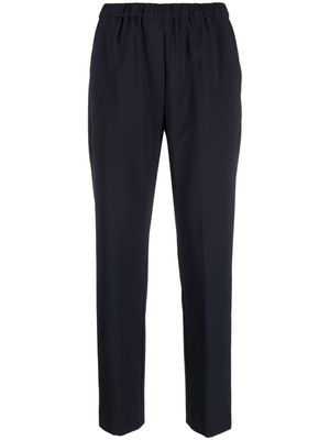 ASPESI elasticated-waistband slim trousers - Blue