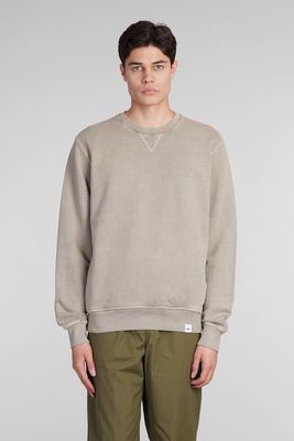 Aspesi Felpa Ay40 Sweatshirt In Beige Cotton