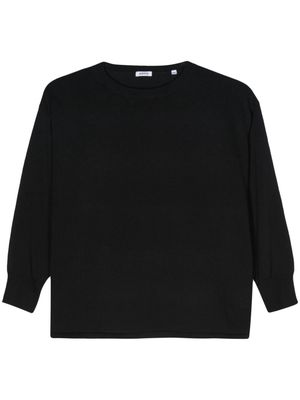 ASPESI fine-knit cotton jumper - Black