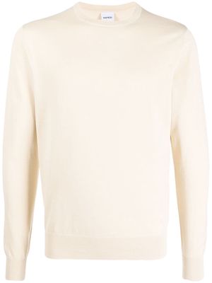 ASPESI fine-knit cotton jumper - Neutrals