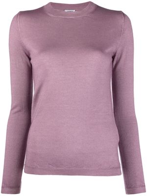 ASPESI fine-knit wool jumper - Purple