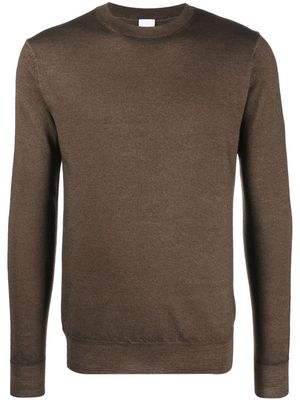 ASPESI fine-knit wool sweater - Brown
