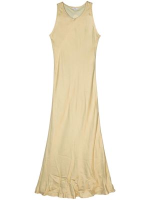 ASPESI floor-lenght dress - Yellow