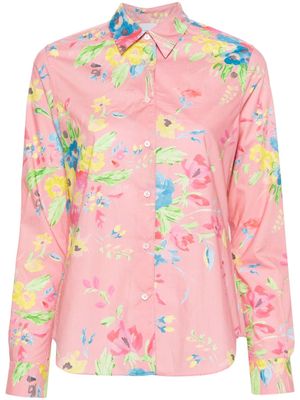 ASPESI floral-print cotton shirt - Pink
