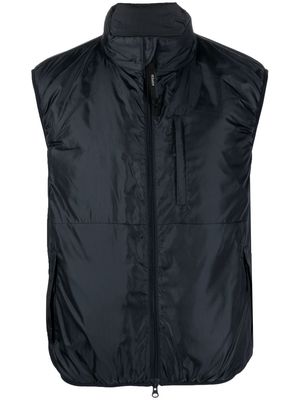 ASPESI funnel neck zip-up gilet - Blue