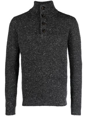 ASPESI high-neck wool jumper - Grey