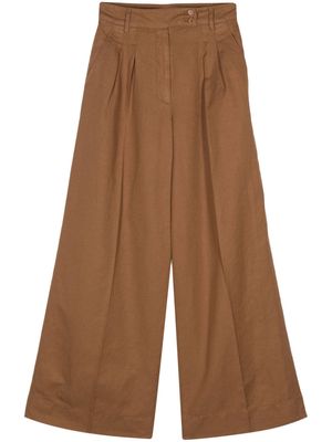 ASPESI high-waist palazzo pants - Brown