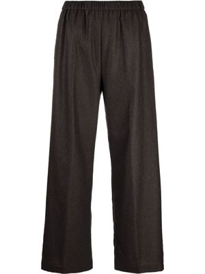 ASPESI high-waist wide-leg trousers - Brown