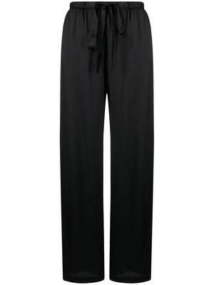 ASPESI high-waisted straight-leg trousers - Black