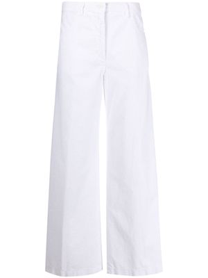 ASPESI high-waisted wide-leg jeans - White