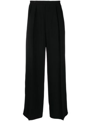 ASPESI high-waisted wide-leg trousers - Black