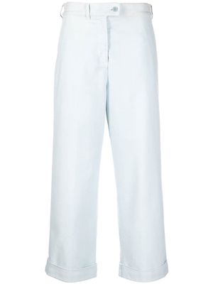 ASPESI high-waisted wide trousers - Blue