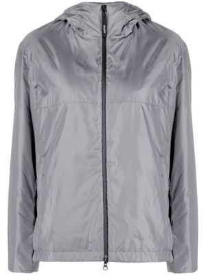 ASPESI hooded zip raincoat - Grey