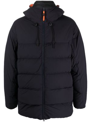 ASPESI hooded zip-up puffer jacket - Blue