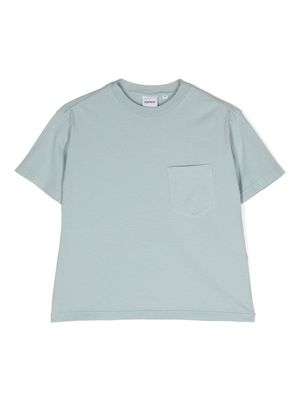 Aspesi Kids chest-pocket cotton T-shirt - Blue