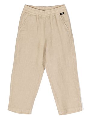 Aspesi Kids elasticated-waistband trousers - Neutrals