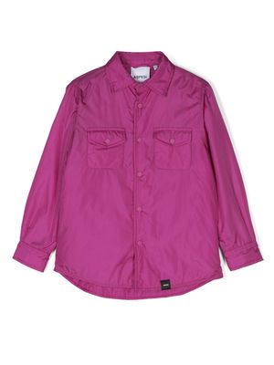 Aspesi Kids Iconic padded shirt jacket - Purple