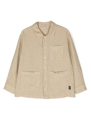 Aspesi Kids lined straight shirt - Neutrals