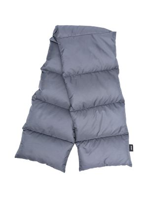 Aspesi Kids padded quilted scarf - Grey