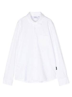 Aspesi Kids plain cotton shirt - White