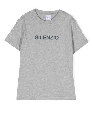 Aspesi Kids 'Silenzio' short-sleeve T-shirt - Grey