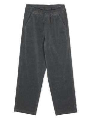 Aspesi Kids straight-leg corduroy trousers - Grey