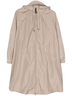 ASPESI lightweight hooded coat - Neutrals