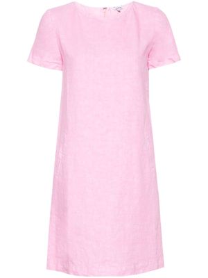 ASPESI linen mini T-shirt dress - Pink