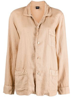 ASPESI linen shirt jacket - Neutrals