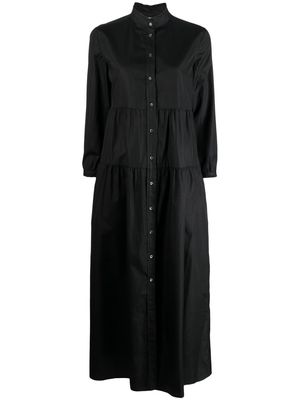 ASPESI long-sleeve shirt smock dress - Black