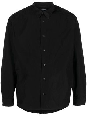 ASPESI long-sleeved buttoned shirt - Black