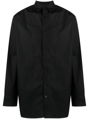 ASPESI long-sleeved cotton shirt - Black