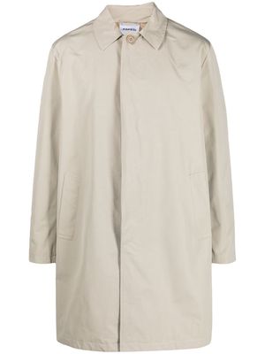 ASPESI loose fit cotton blend coat - Neutrals
