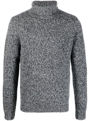 ASPESI marl-knit roll-neck jumper - Grey
