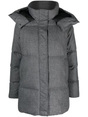 ASPESI mélange virgin-wool blend padded coat - Grey