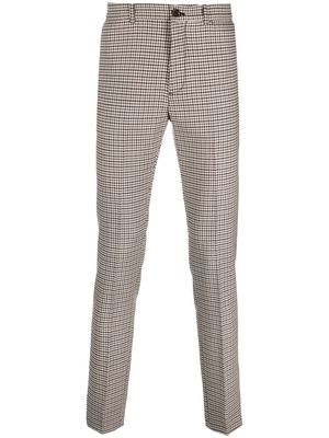 ASPESI micro check trousers - Neutrals