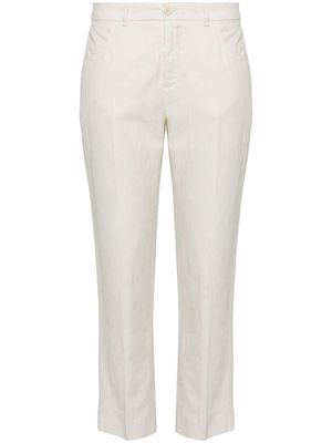 ASPESI mid-rise cropped trousers - Neutrals