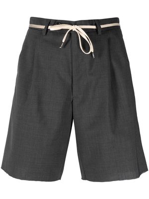 ASPESI mid-rise knee-length shorts - Grey