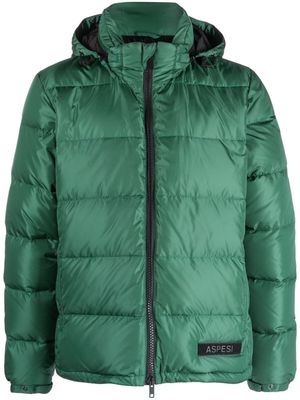 ASPESI padded high-neck jacket - Green
