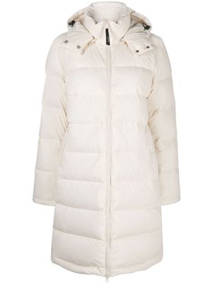 ASPESI padded hooded coat - White