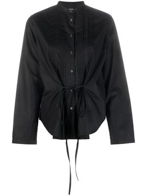 ASPESI peplum button-down shirt - Black