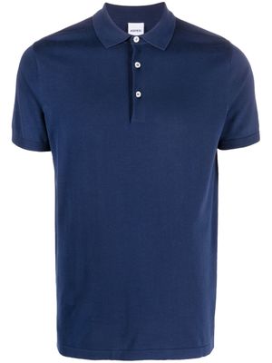 ASPESI plain cotton polo shirt - Blue