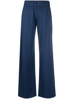 ASPESI plain straight-leg cotton trousers - Blue