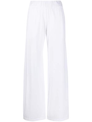 ASPESI plain straight-leg cotton trousers - White