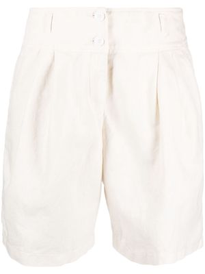 ASPESI pleat-detail Bermuda shorts - White