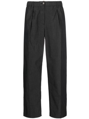 ASPESI pleat-detail straight-leg trousers - Black