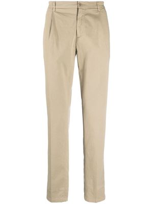 ASPESI pleat-detail straight-leg trousers - Neutrals